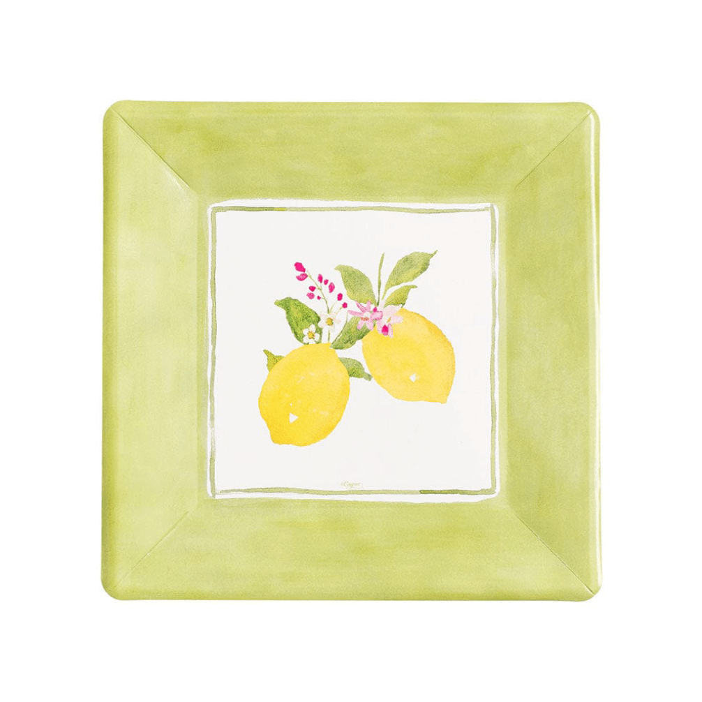 Limoncello Square Salad & Dessert Plates